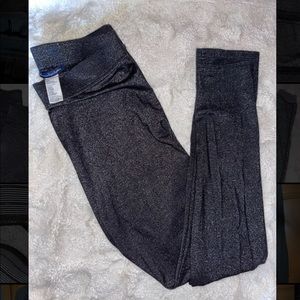 American Eagle Grey Sparkle Leggings Medium